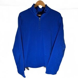 C11 - Women’s XL Lands' End Royal Blue Fleece Pullover